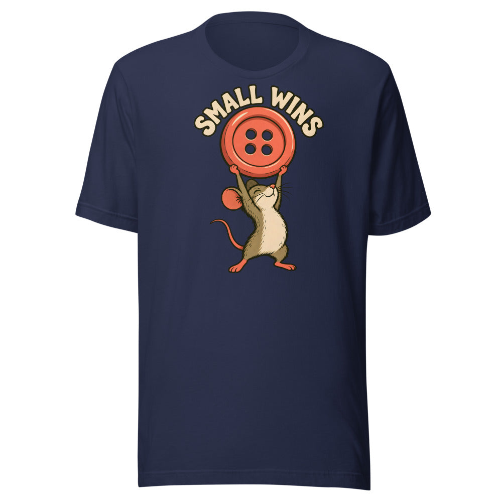 Tiny Victory Parade Mouse Shirt in Navy - front view