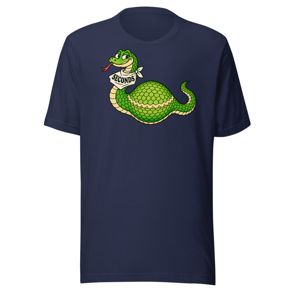 Seconds Snake Shirt in Navy - front view
