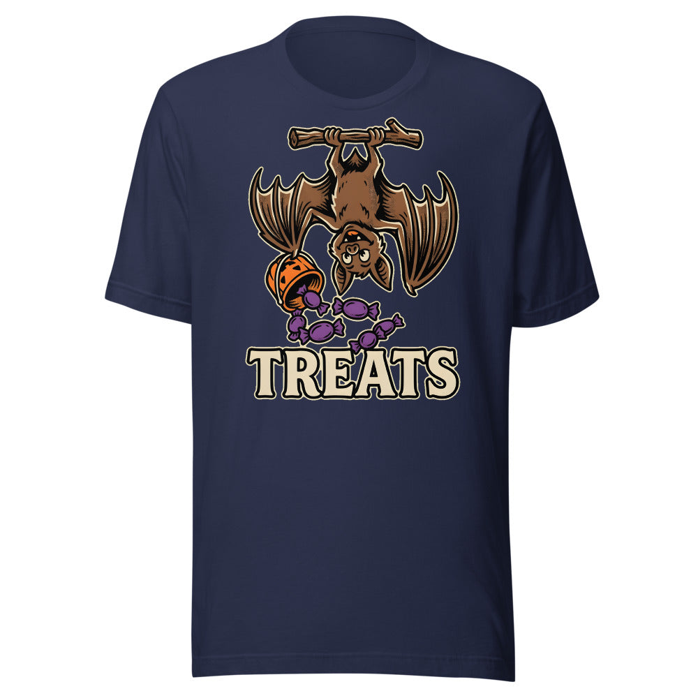 Upside-Down Haul Bat Shirt in Navy - front view