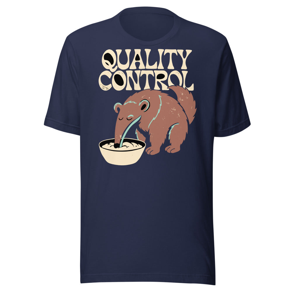 Quality Control Anteater Shirt in Navy - front view