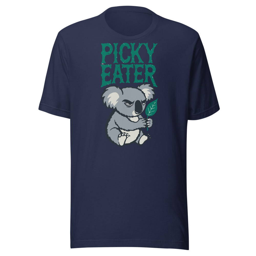 Picky Eater Koala Shirt in Navy - front view