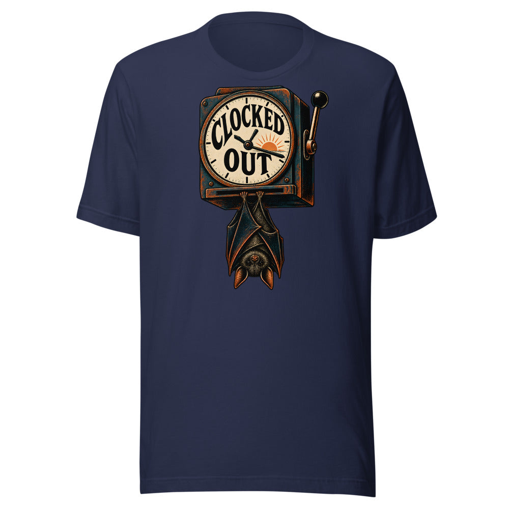 Night Shift Bat Shirt in Navy - front view