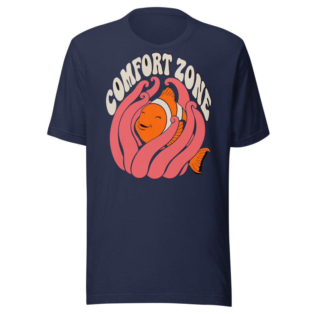Comfort Zone Clownfish Shirt in Navy - front view