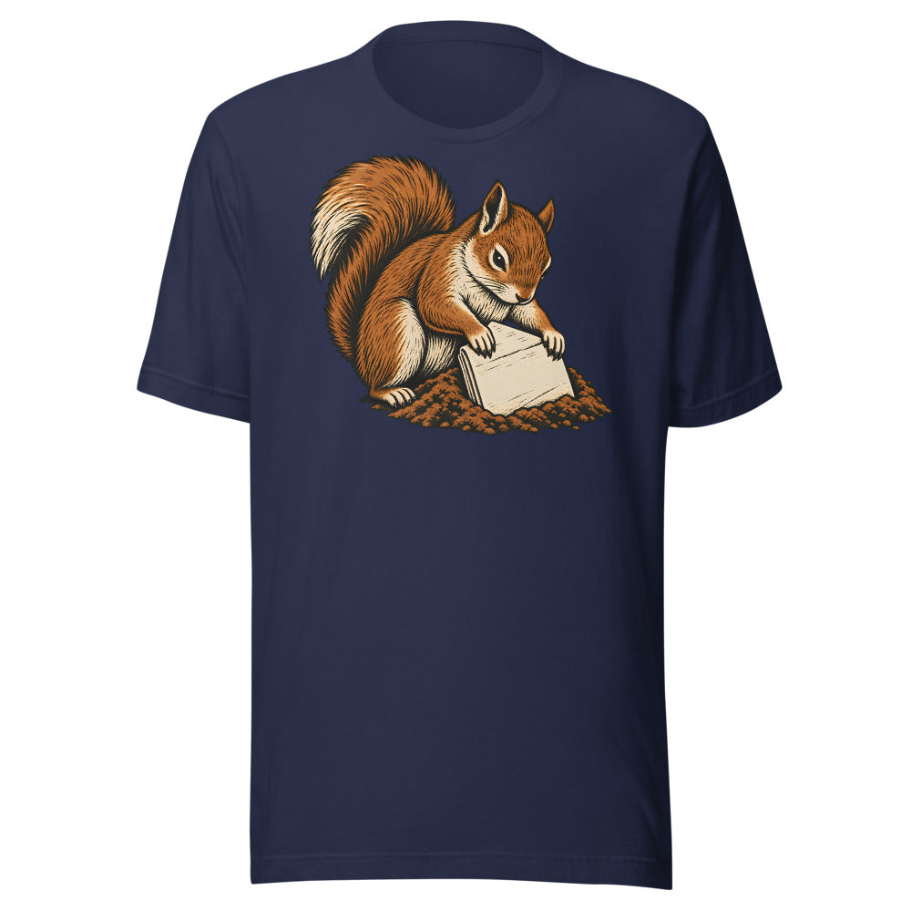 Tomorrow Vault Squirrel Shirt (Art Only) in Navy - front view