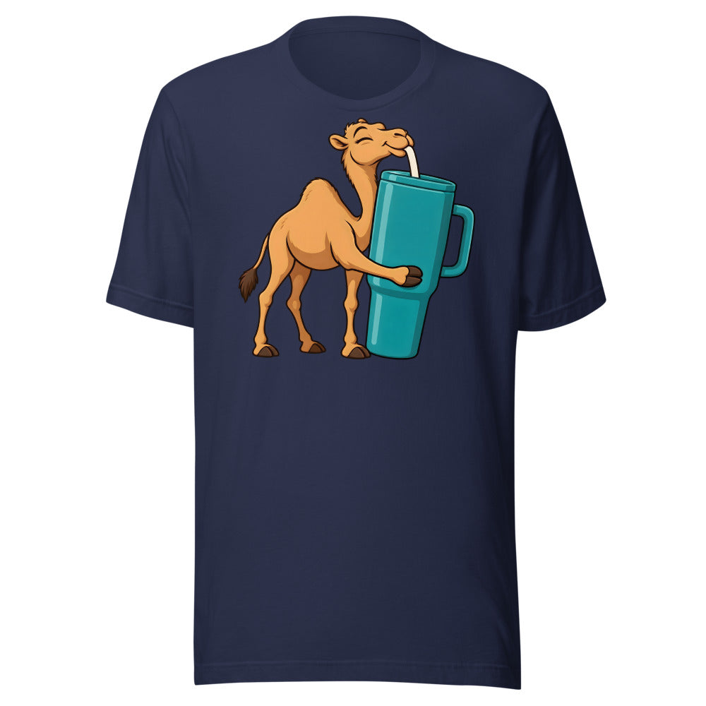 Hydrated Camel Shirt (Art Only) in Navy - front view