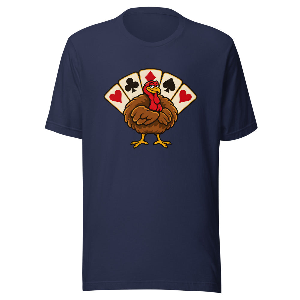 Full House Turkey Shirt (Art Only) in Navy - front view
