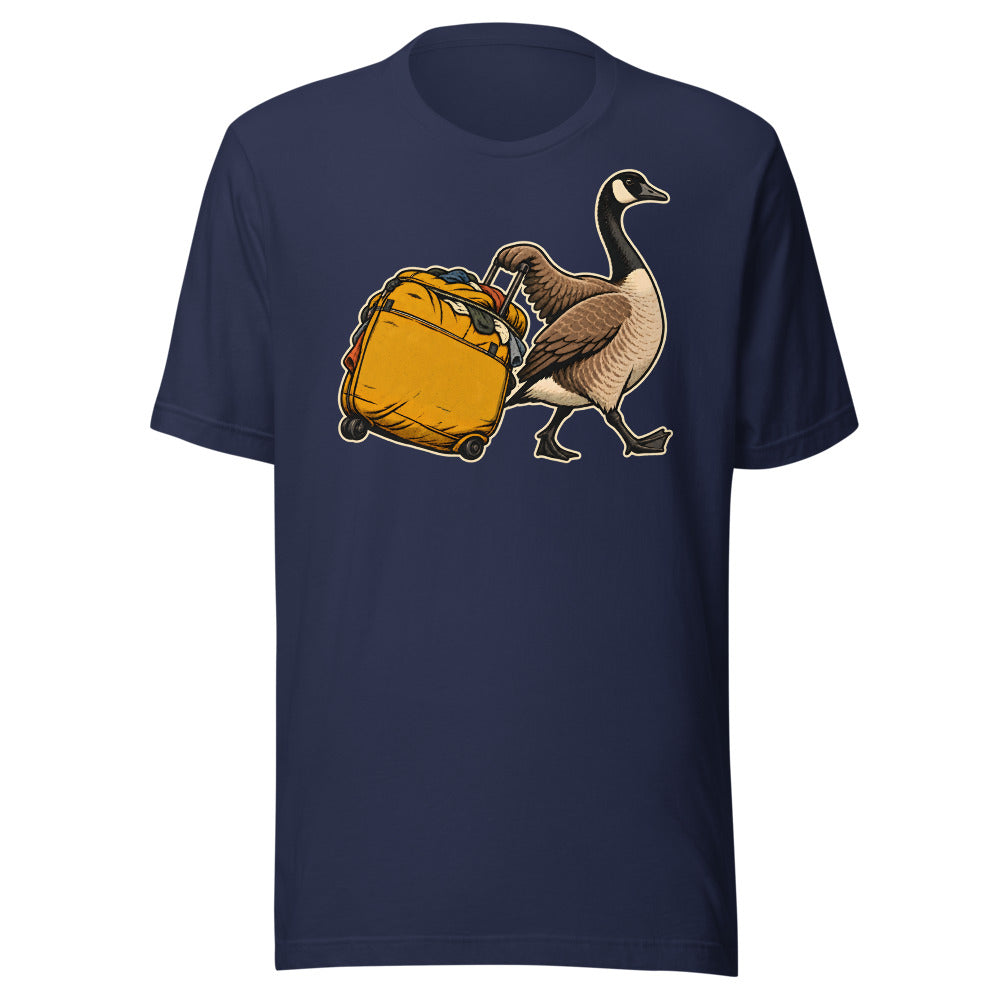 Migration Season Goose Shirt (Art Only) in Navy - front view