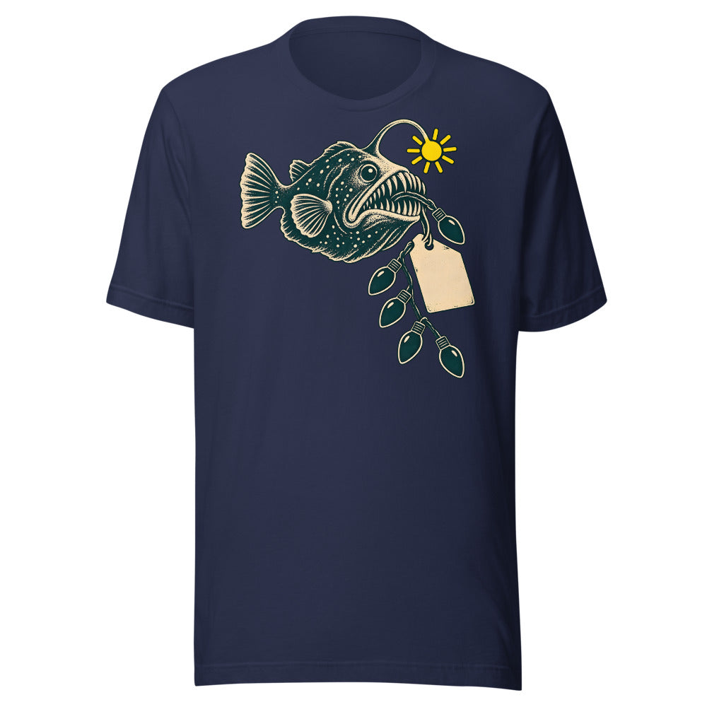 One Works Anglerfish Shirt (Art Only) in Navy - front view