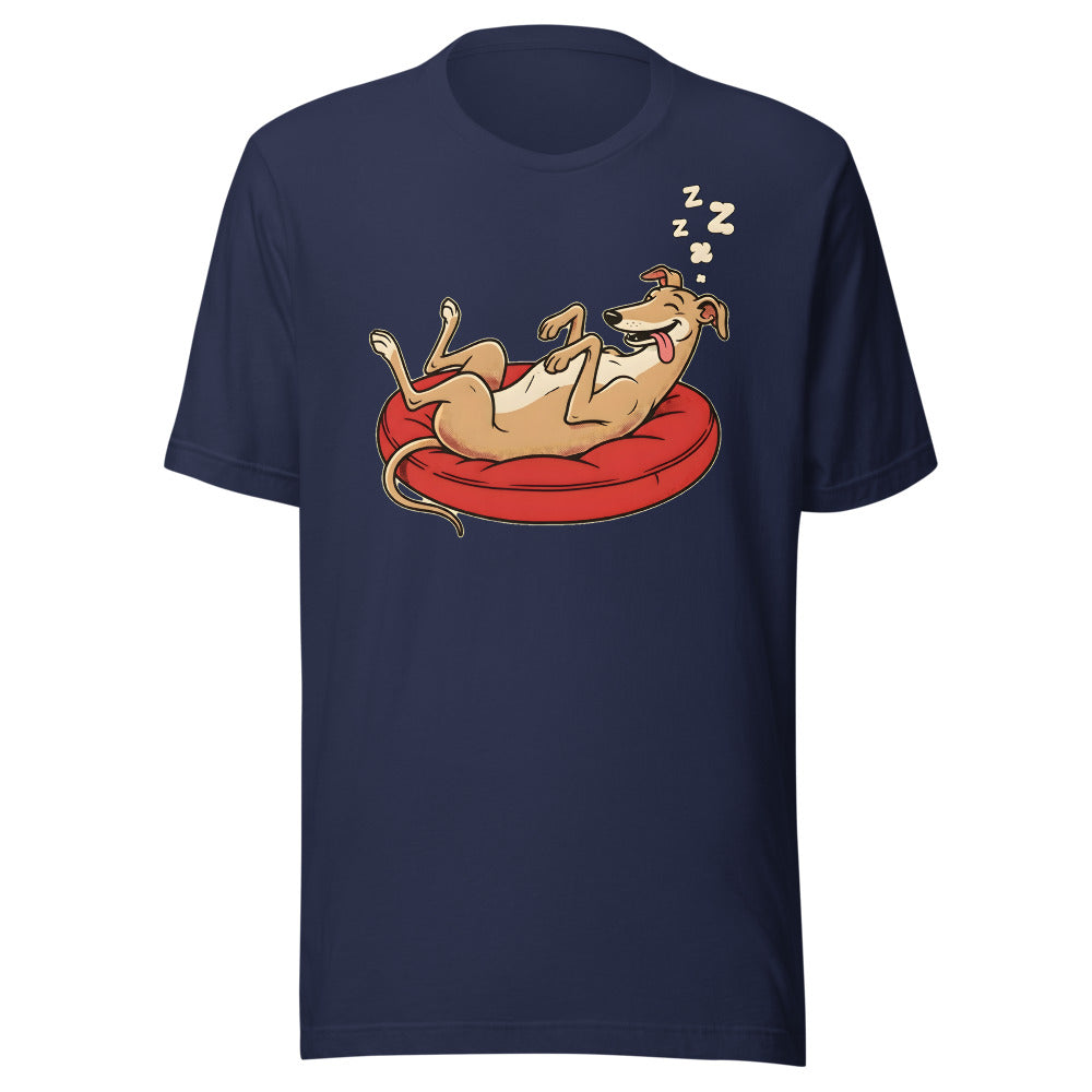 Top Speed Greyhound Shirt (Art Only) in Navy - front view