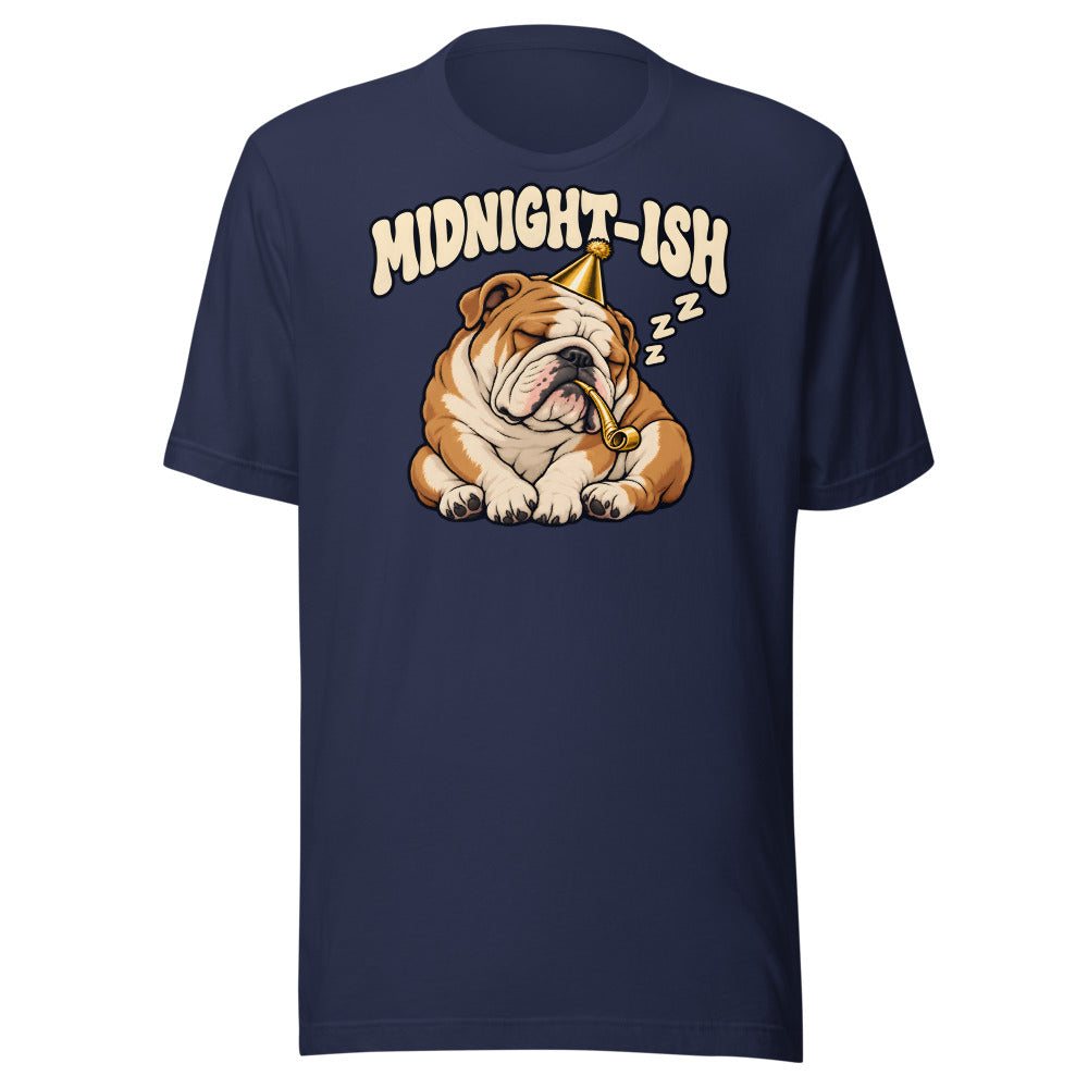 Midnight-ish Bulldog Shirt in Navy - front view