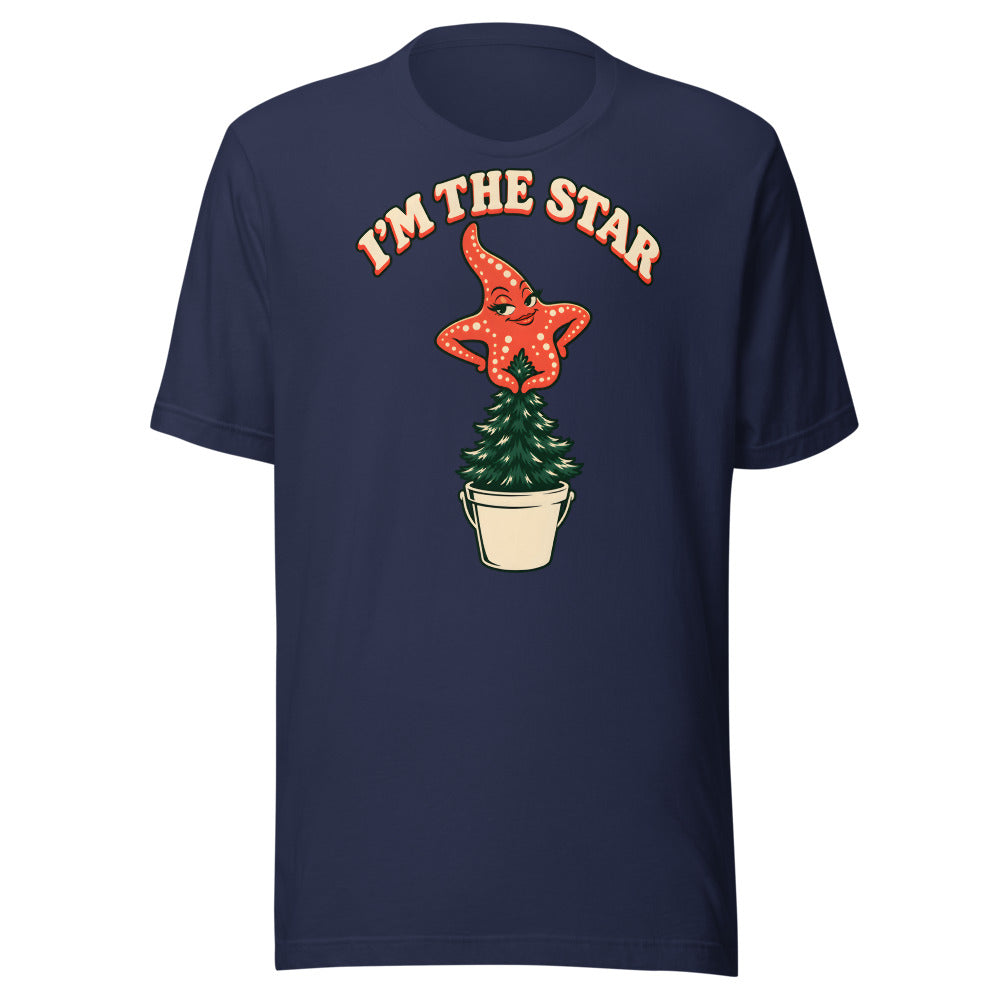 I'm The Star Starfish Shirt in Navy - front view