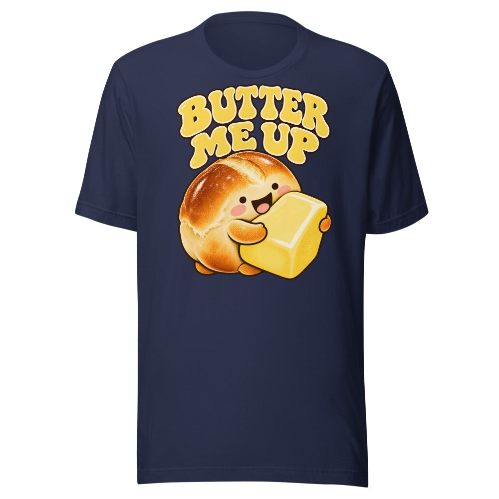 Butter Me Up Dinner Roll Shirt in Navy - front view