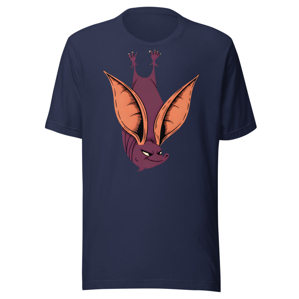 All Ears Bat Shirt (Art Only) in Navy - front view