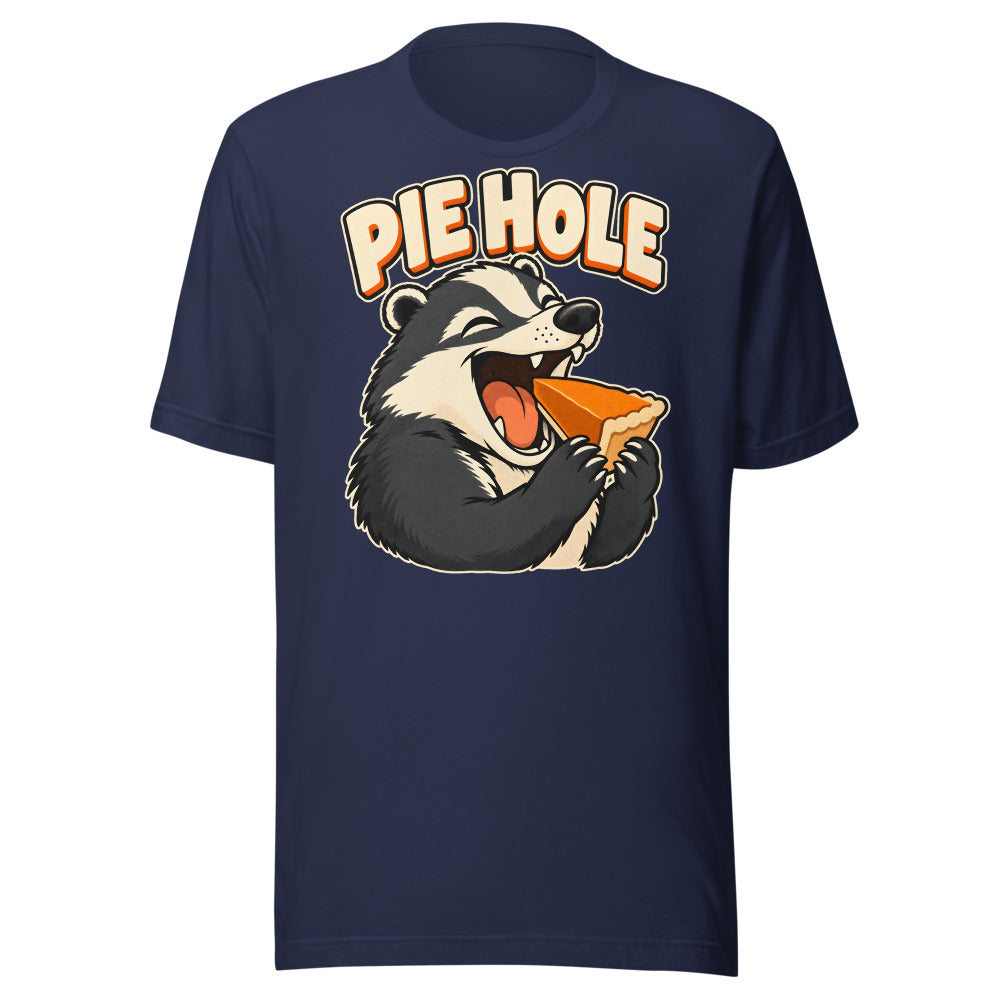 Pie Priority Badger Shirt in Navy - front view